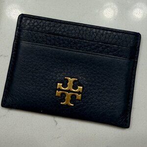 Tory burch leather card holder
